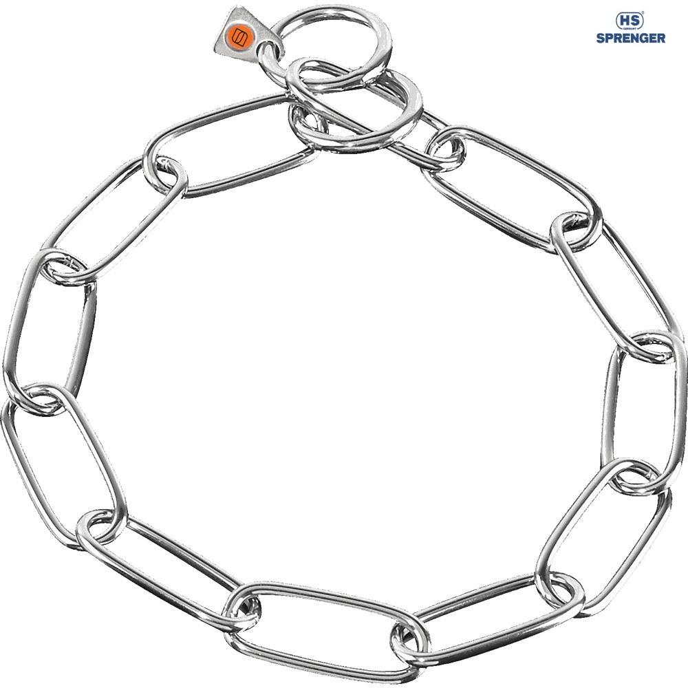 Sprenger Extra Long Link ошейник для собак широкое звено нержавеющая сталь 4 мм 76 см (51604_076_55)